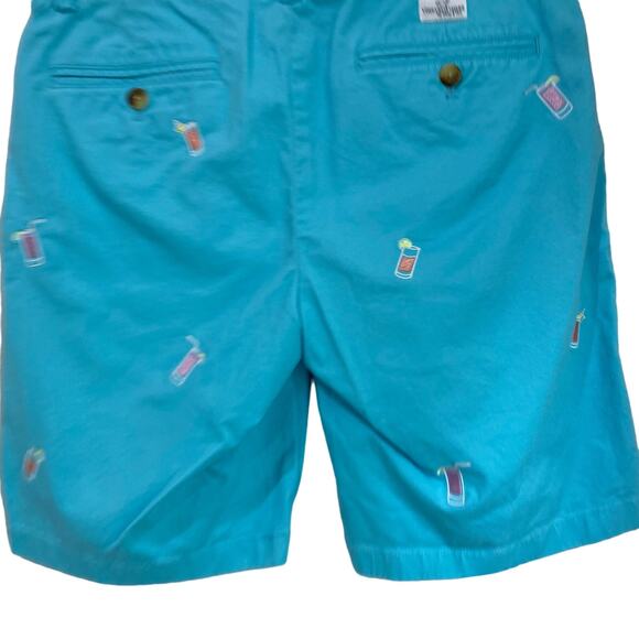 Vineyard Vines Rum Punch Embroidered Breaker Shorts Size 30 - Picture 3 of 12